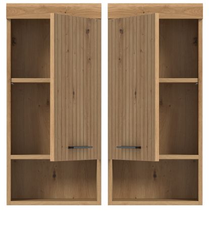 Badezimmer H�ngeschrank Shawn in Artisan Eiche Badschrank h�ngend 37 x 79 cm