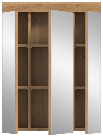 Badezimmer Spiegelschrank Shawn in Artisan Eiche Badschrank 3-t�rig 60 x 79 cm