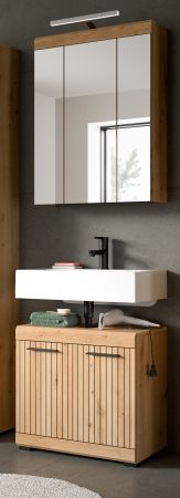 Badm�bel Set 2-teilig Shawn in Artisan Eiche Badkombination 60 x 191 cm