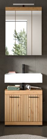 Badm�bel Set 2-teilig Shawn in Artisan Eiche Badkombination 60 x 191 cm