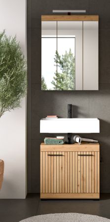 Badm�bel Set 2-teilig Shawn in Artisan Eiche Badkombination 60 x 191 cm