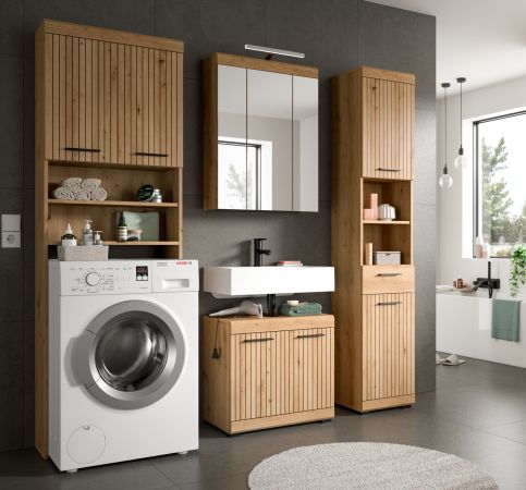 Badm�bel Set 4-teilig Shawn in Artisan Eiche Badkombination 190 x 191 cm