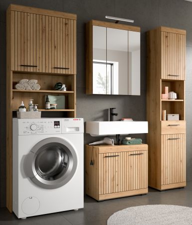 Badm�bel Set 4-teilig Shawn in Artisan Eiche Badkombination 190 x 191 cm