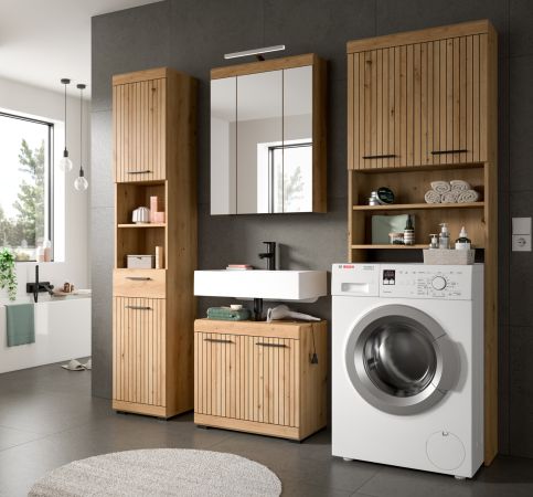 Badm�bel Set 4-teilig Shawn in Artisan Eiche Badkombination 190 x 191 cm