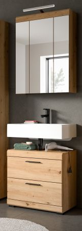 Badm�bel Set 2-teilig Shawn in Artisan Eiche Badkombination 60 x 191 cm