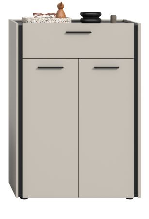 Schuhschrank Nevia in Kaschmir 75 x 106 cm, Soft-Close