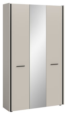 Flurschrank mit Spiegel Nevia in Kaschmir 107 x 190 cm, Soft-Close