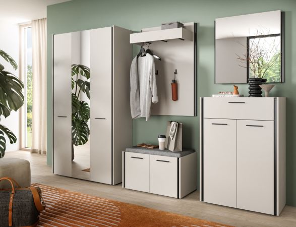 Garderobenspiegel Nevia in Kaschmir 72 x 70 cm