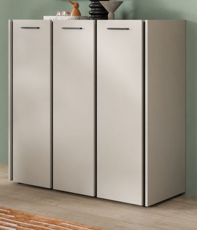 Schuhschrank Nevia in Kaschmir 113 x 106 cm, Soft-Close