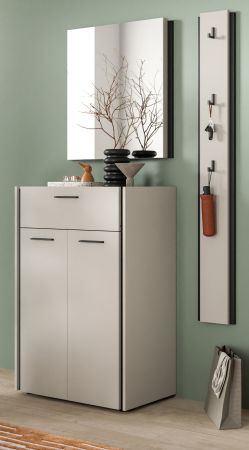 Garderobe Set 3-teilig Nevia in Kaschmir 111 x 190 cm, Soft-Close