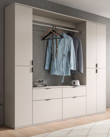 Stauraumschrank Line-Up in Kaschmir Flurschrank 30 x 193 cm