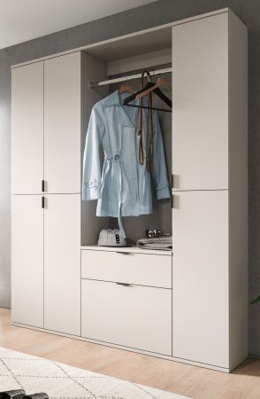 Garderobe Set Line-Up in Kaschmir Garderobenschrank 152 x 193 cm