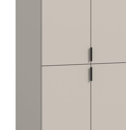 Garderobe Set Line-Up in Kaschmir Garderobenschrank 212 x 193 cm