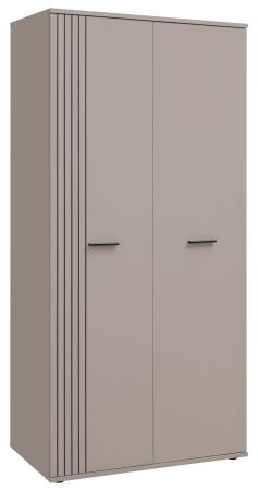 Kleiderschrank Jolly in Kaschmir Kinder-/Jugendzimmer Dreht�renschrank 2-t�rig mit Spiegel 90 x 190 cm