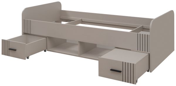 Stauraumbett Jolly in Kaschmir Kinder-/Jugendzimmer Bett mit Bettschubk�sten Liegefl�che 90 x 200 cm