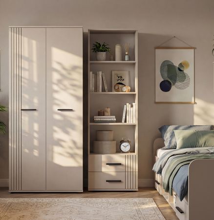 B�cheregal Jolly in Kaschmir Kinder-/Jugendzimmer Standregal 59 x 175 cm