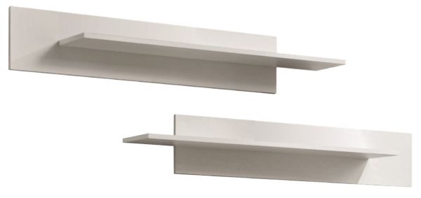 Wandboard Set Jolly in Kaschmir Kinder-/Jugendzimmer Wandregal 2-teilig, 100-120 x 20 cm