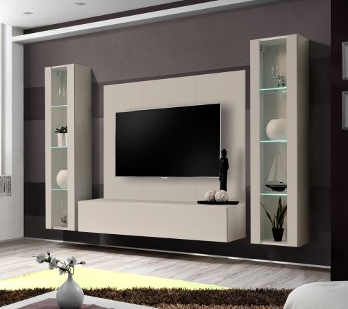 Wandpaneel Option in Kaschmir TV R�ckwandverkleidung 160 x 118 cm