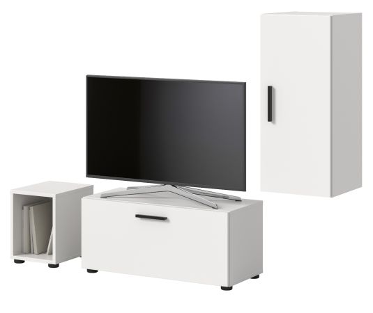 TV-Lowboard Onawa in wei� TV Unterteil h�ngend / stehend 176 cm