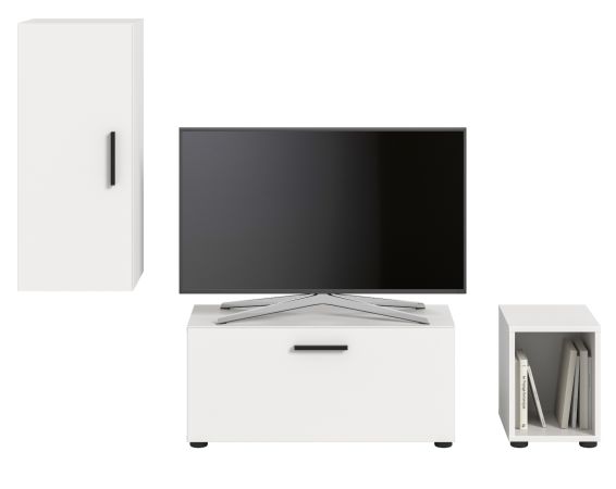 TV-Lowboard Onawa in wei� TV Unterteil h�ngend / stehend 176 cm