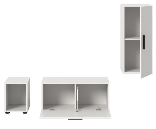 TV-Lowboard Onawa in wei� TV Unterteil h�ngend / stehend 176 cm