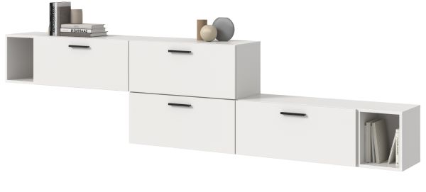 Sideboard Onawa in wei� Stauraumschrank 277 cm, Soft-Close