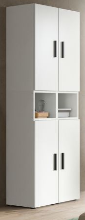 Stauraumschrank Onawa in wei� Mehrzweckschrank 65 x 178 cm