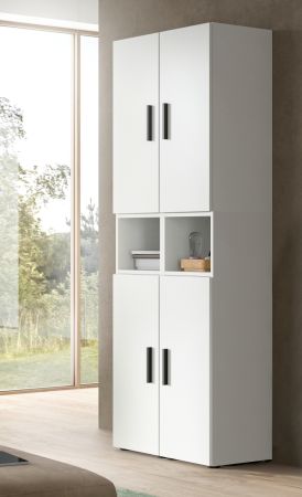 Stauraumschrank Onawa in wei� Mehrzweckschrank 65 x 178 cm