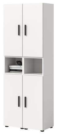 Stauraumschrank Onawa in wei� Mehrzweckschrank 65 x 178 cm