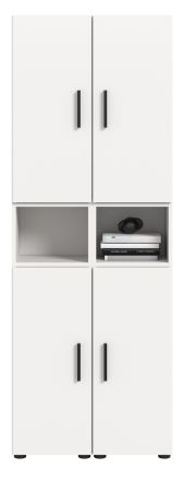 Stauraumschrank Onawa in wei� Mehrzweckschrank 65 x 178 cm