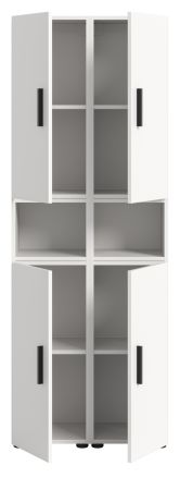 Stauraumschrank Onawa in wei� Mehrzweckschrank 65 x 178 cm