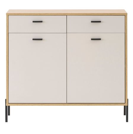 Kommode Ingar in Kaschmir und Eiche Sideboard 105 cm, Soft-Close