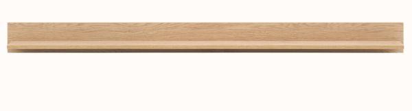 Wandboard Ingar in Eiche Wandregal 195 cm