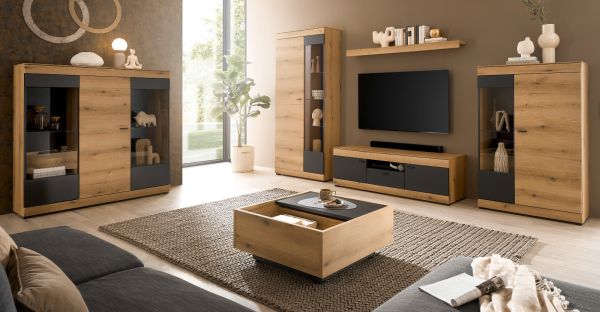 Wandboard Assina in Evoke Eiche Wandregal 150 cm