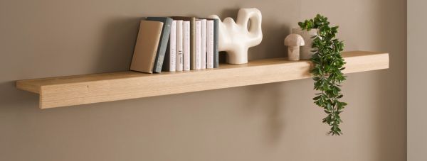 Wandboard Assina in Evoke Eiche Wandregal 200 cm