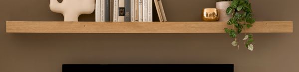 Wandboard Assina in Evoke Eiche Wandregal 200 cm