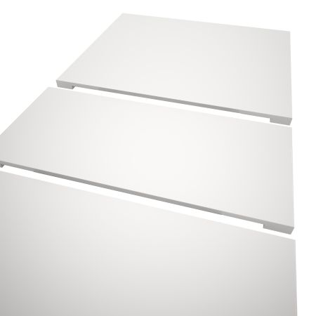 Esstisch Home-X in wei� und kaschmir Tisch ausziehbar 150 - 190 cm