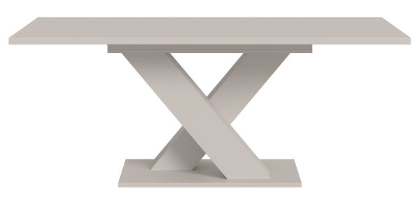 Esstisch Home-X in kaschmir Tisch ausziehbar 150 - 190 cm