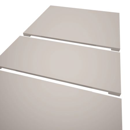 Esstisch Home-X in kaschmir und Artisan Eiche Tisch ausziehbar 150 - 190 cm