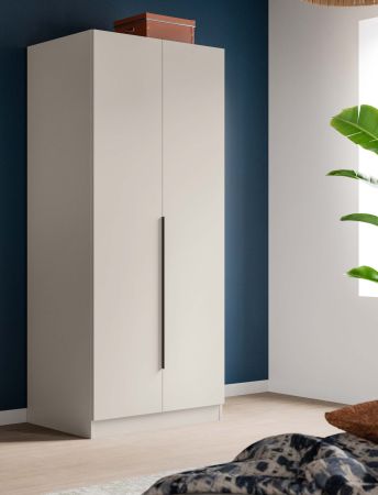 Kleiderschrank Swan in kaschmir Dreht�renschrank 2-t�rig 80 x 181 cm