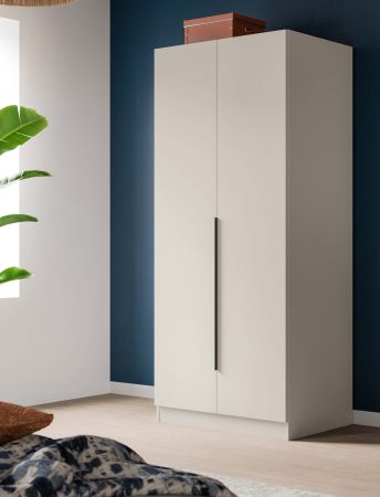 Kleiderschrank Swan in kaschmir Dreht�renschrank 2-t�rig 80 x 181 cm