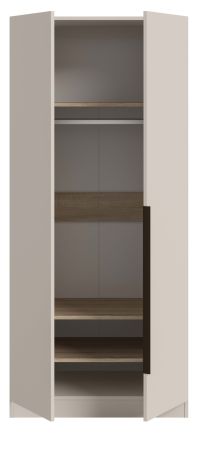Kleiderschrank Swan in kaschmir Dreht�renschrank 2-t�rig 80 x 181 cm