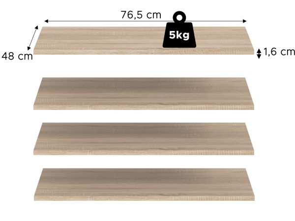 Kleiderschrank Swan in kaschmir Dreht�renschrank 4-t�rig 160 x 181 cm