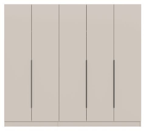 Kleiderschrank Swan in kaschmir Dreht�renschrank 5-t�rig 200 x 181 cm