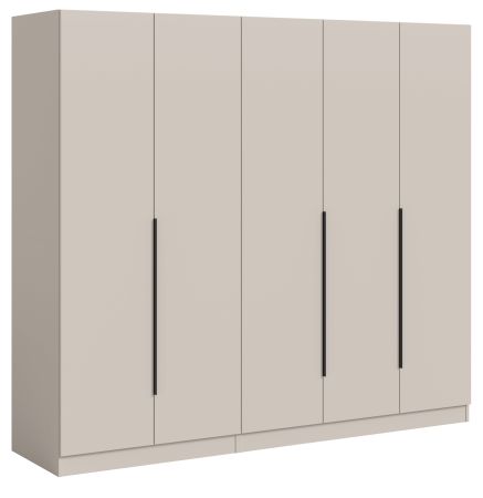 Kleiderschrank Swan in kaschmir Dreht�renschrank 5-t�rig 200 x 181 cm