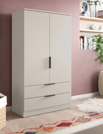 Kleiderschrank Swan in kaschmir W�scheschrank 2-t�rig 80 x 140 cm
