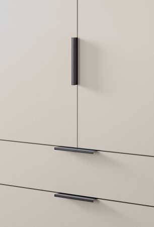 Kleiderschrank Swan in kaschmir W�scheschrank 2-t�rig 80 x 140 cm