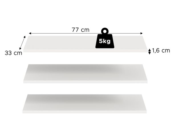 Kleiderschrank Swan in wei� W�scheschrank 2-t�rig 80 x 140 cm