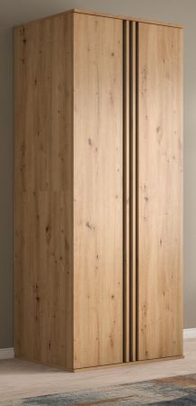 Kleiderschrank Bj�rke in Artisan Eiche und grau Dreht�renschrank 2-t�rig 80 x 192 cm