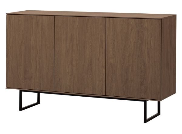 Sideboard Breda in Nussbaum Kommode 150 x 90 cm, mit Push-to-Open